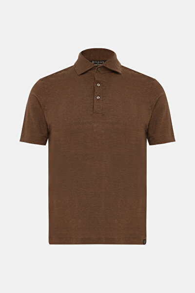 POLO YAKALI KISA KOL KETEN TSHIRT 4