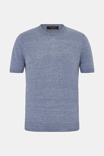 BLUE BICYCLE COLLAR SHORT SLEEVE TSHIRT 5