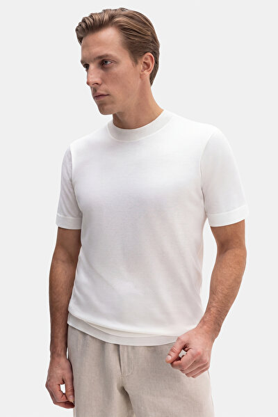WHITE BICYCLE COLLAR SHORT SLEEVE TSHIRT 3