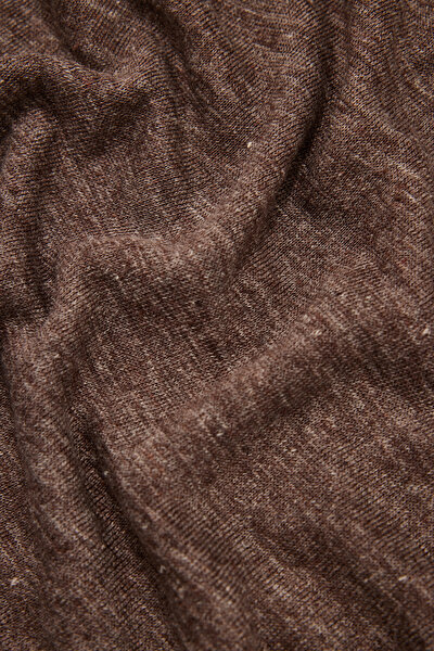 BROWN POLO NECK SHORT SLEEVE TSHIRT 8
