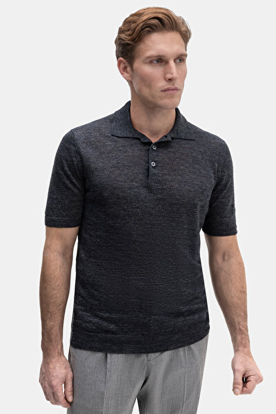 SMOKED POLO NECK SHORT SLEEVE TSHIRT 3