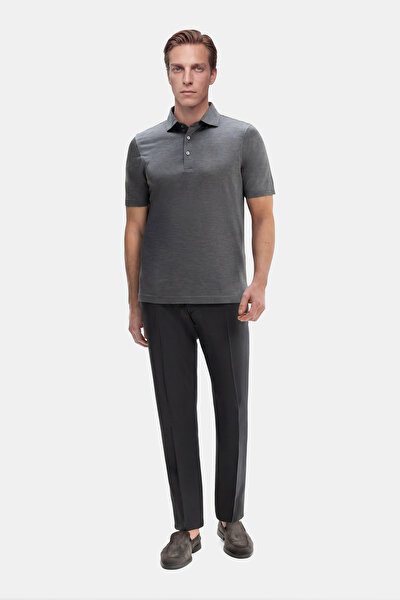 POLO YAKALI KISA KOL İPEK T-SHIRT 3