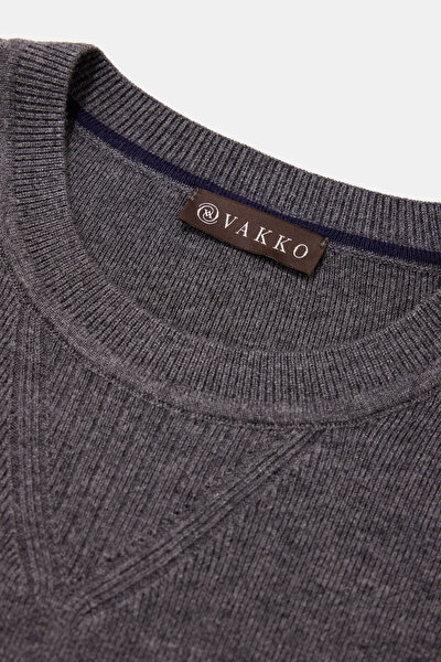 SMOKED BASIC / ROUND NECKLINE TRICOT 3