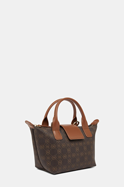 TAN MONOGRAM BAG 3