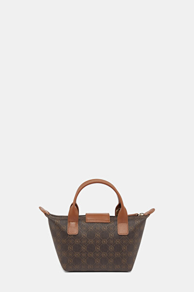 TAN MONOGRAM BAG 4