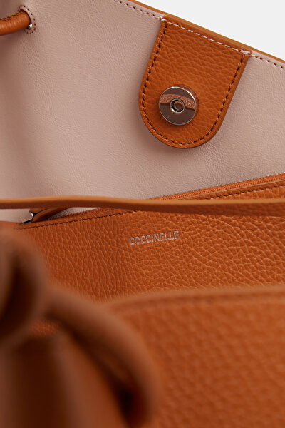 ORANGE LEATHER BAG 8