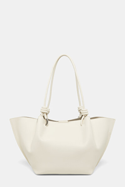 ECRU LEATHER BAG 5