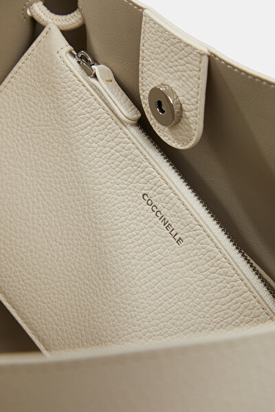 ECRU LEATHER BAG 9
