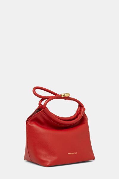 RED LEATHER BAG 3