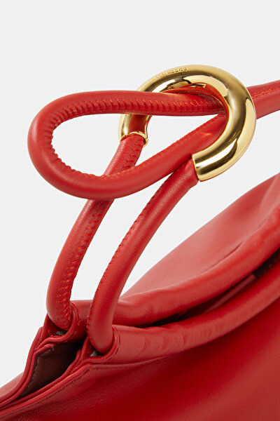 RED LEATHER BAG 5