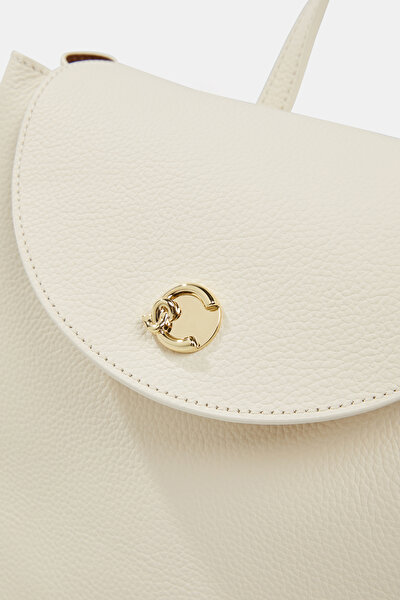 ECRU LEATHER BAG 5