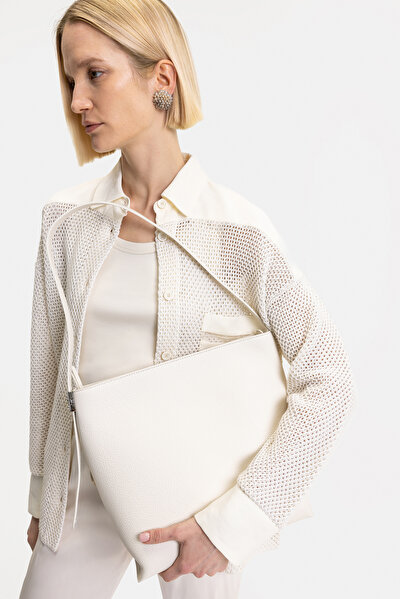 ECRU LEATHER BAG 3