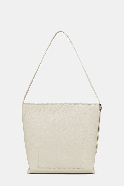 ECRU LEATHER BAG 5
