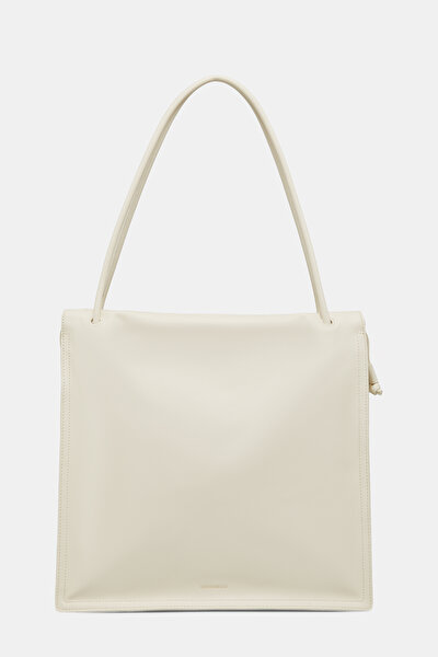ECRU LEATHER BAG 3
