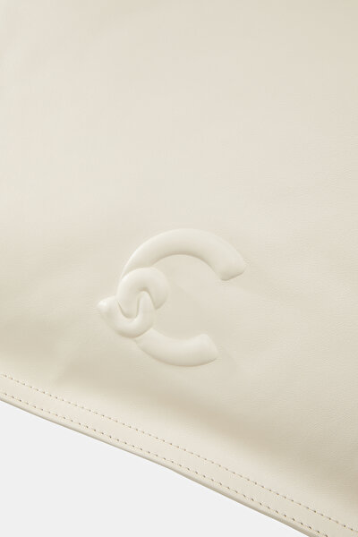 ECRU LEATHER BAG 5