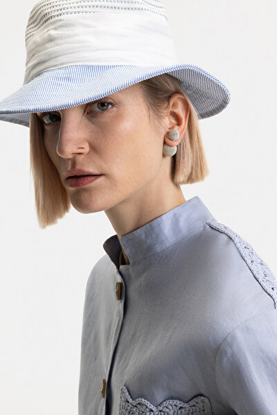 LIGHT BLUE MANDARIN COLLAR JACKET 3