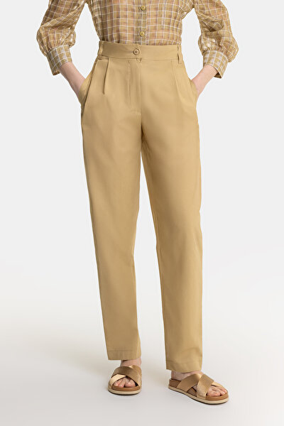 CAMEL SKINNY LEG TROUSERS 3
