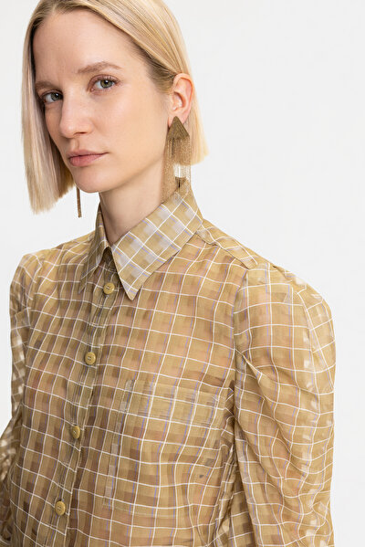 BLUE 3/4 SLEEVES SHIRT 4