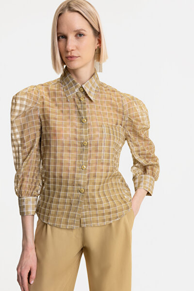 BLUE 3/4 SLEEVES SHIRT 5