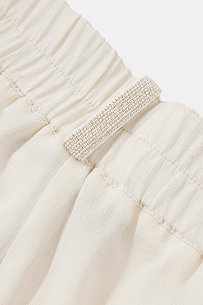 ECRU WIDE LEG TROUSERS 8