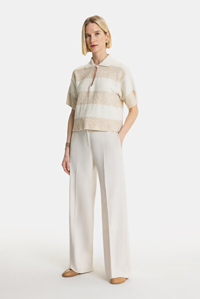 ECRU POLO NECK TRICOT 4