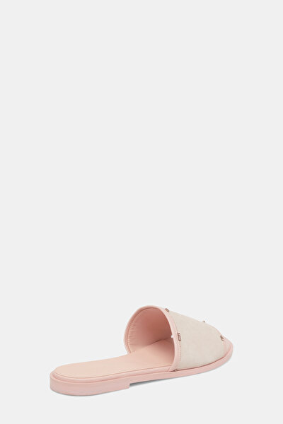 PINK LEATHER SLIPPER 3