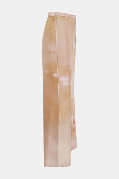 BEIGE WIDE LEG TROUSERS 3