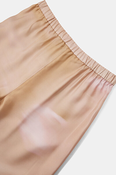 BEIGE WIDE LEG TROUSERS 4