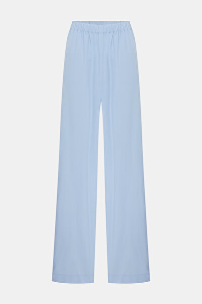 BLUE WIDE LEG TROUSERS 5