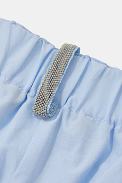 BLUE WIDE LEG TROUSERS 8