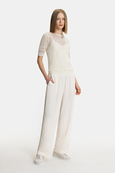 ECRU BASIC / ROUND NECKLINE TRICOT 5