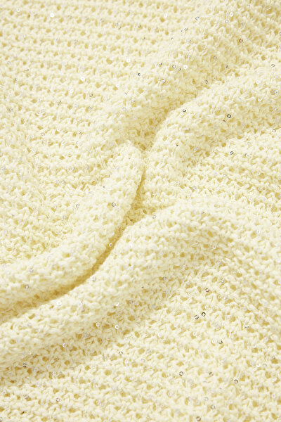 ECRU V NECK TRICOT 9