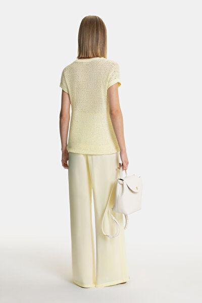 ECRU V NECK TRICOT 5