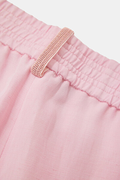 PINK WIDE LEG TROUSERS 4
