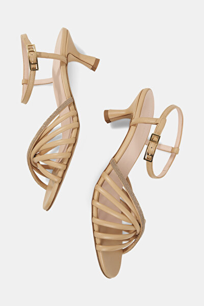 BEIGE LEATHER SHOE 4