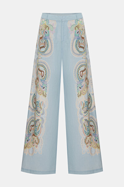 MULTICOLOR DESIGN FILLED TROUSERS 4