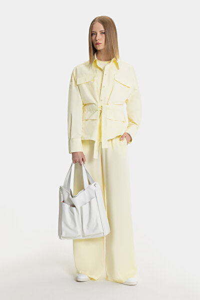 WHITE LEATHER BAG 5