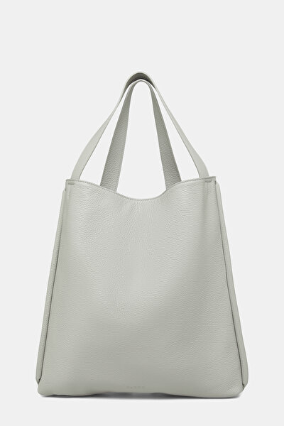 GREY LEATHER BAG 4
