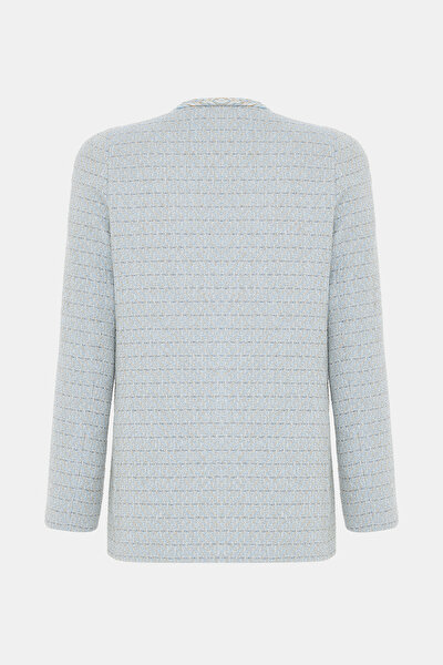 ECRU V NECK JACKET 9