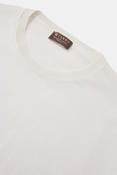 BİSİKLET YAKALI KISA KOL KOTON KREP TRİKO TSHIRT 8