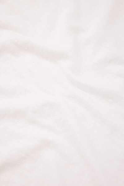 BİSİKLET YAKALI KISA KOL LİKRALI KETEN T-SHIRT 4