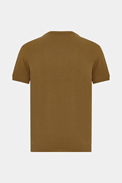 BİSİKLET YAKALI KISA KOL KOTON KREP TRİKO T.SHIRT 3