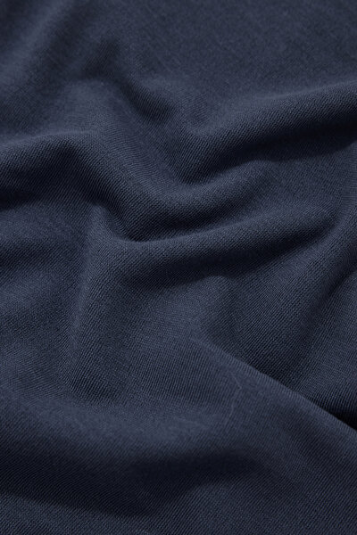 NAVY BLUE BICYCLE COLLAR SHORT SLEEVE TSHIRT 4