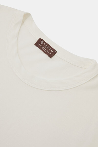 LIGHT CREAM BICYCLE COLLAR SHORT SLEEVE TSHIRT 3