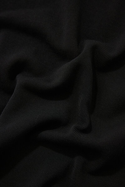 BLACK POLO NECK SHORT SLEEVE TSHIRT 9