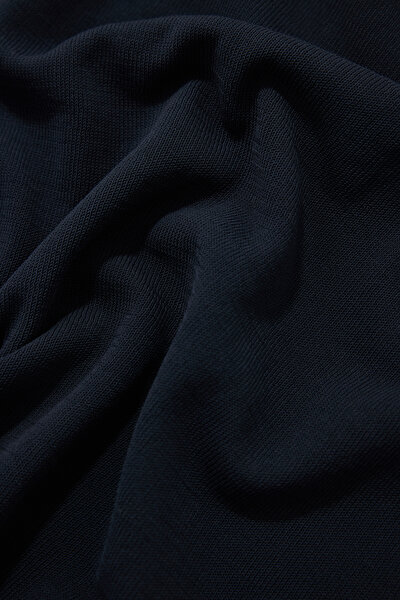 NAVY BLUE POLO NECK SHORT SLEEVE TSHIRT 4