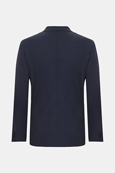 NAVY BLUE WOOL/SILK SUIT 9