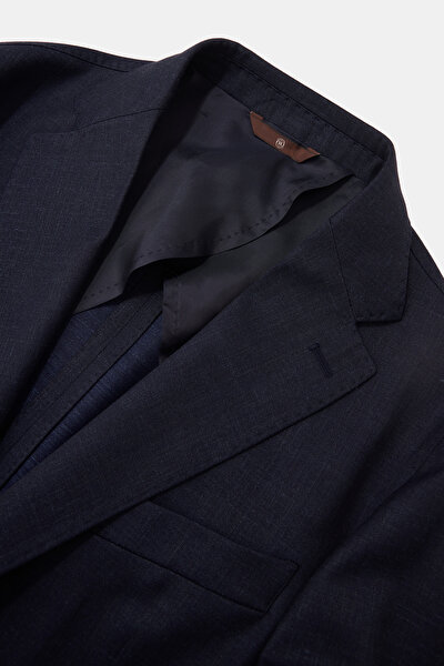 NAVY BLUE WOOL/SILK SUIT 10