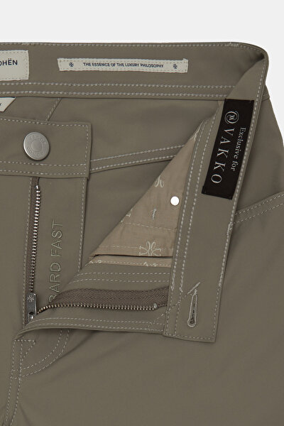 STONE COLOR TROUSERS 5