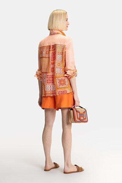 ORANGE LONG SLEEVE BLOUSE 5